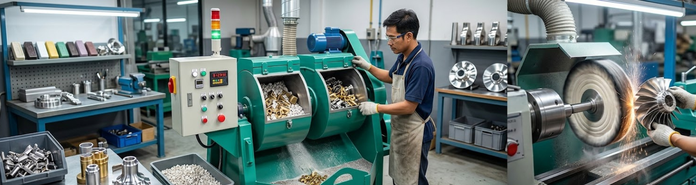 Máy đánh bóng kim loại